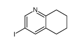 3-iodo-5,6,7,8-tetrahydroquinoline结构式