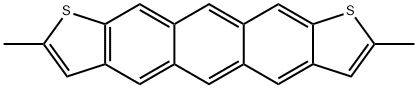 2,8-二甲基蒽并[2,3-b:7,6-b']二噻吩 (升华提纯)结构式