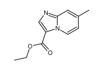 7-甲基咪唑[1,2-a]吡啶-3-羧酸乙酯结构式