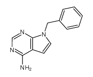 7-苄基-7h-吡咯并[2,3-d]嘧啶-4-胺结构式