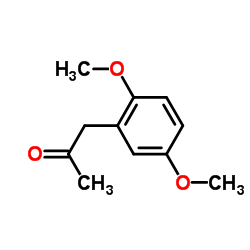 (2,5-Dimethoxyphenyl)acetone Structure