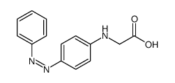 2-(4-phenyldiazenylanilino)acetic acid Structure