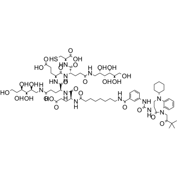 CCK2R ligand CRL结构式