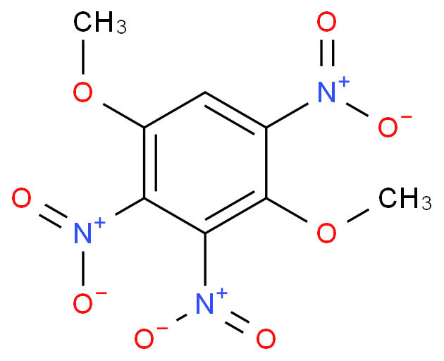 1,4-dimethoxy-2,3,5-trinitrobenzene结构式