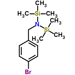 N-(4-Bromobenzyl)-1,1,1-trimethyl-N-(trimethylsilyl)silanamine Structure