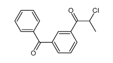 3-benzoyl-α-chloro-propiophenone Structure