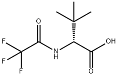 3-甲基-N-(2,2,2-三氟乙酰基)-D-缬氨酸结构式