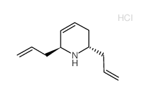 (2S,6S)-2,6-Diallyl-1,2,3,6-tetrahydropyridine hydrochloride结构式