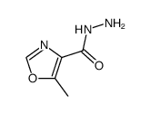 4-Oxazolecarboxylicacid,5-methyl-,hydrazide(9CI)结构式