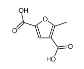 2-methyl-furan-3,5-dicarboxylic acid Structure