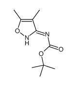 TERT-BUTYL (4,5-DIMETHYLISOXAZOL-3-YL)CARBAMATE Structure
