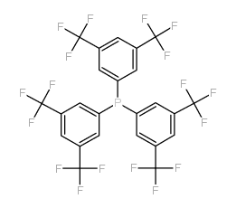 Tris[3,5-bis(trifluoromethyl)phenyl]phosphine Structure