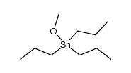 tripropyl tin (1+), methylate Structure
