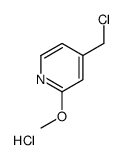 4-(氯甲基)-2-甲氧基吡啶盐酸盐结构式