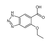 1H-Benzotriazole-5-carboxylicacid,6-ethoxy-(9CI) Structure