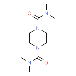 Piperazine-1,4-dicarboxylic acid bis-dimethylamide Structure