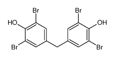 4,4'-methylenebis[2,6-dibromophenol] structure