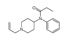 N-phenyl-N-(1-prop-2-enylpiperidin-4-yl)propanamide Structure