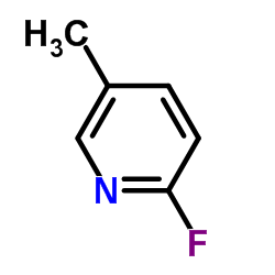 2-氟-5-甲基吡啶结构式