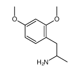1-(2,4-dimethoxyphenyl)propan-2-amine结构式