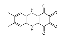 2,3-Dihydroxy-7,8-dimethylphenazine-1,4-dione Structure