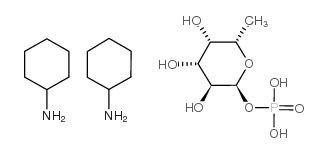 ALPHA-L-(-)-FUCOSE 1-PHOSPHATE DI(CYLOHEXYLAMMONIUM) SALT结构式