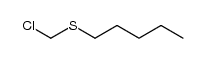 chloromethyl-pentyl sulfide Structure