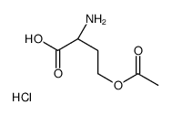 (S)-4-Acetoxy-2-aminobutanoic acid hydrochloride Structure
