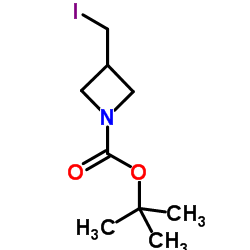 1-BOC-(3-碘甲基)氮杂环丁烷结构式