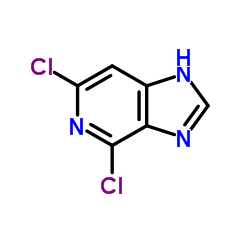 4,6-二氯-1H-咪唑[4,5-C]吡啶结构式