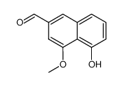 5-hydroxy-4-methoxy-2-naphthaldehyde结构式