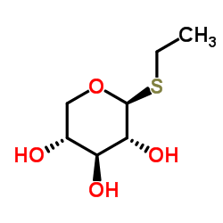 Ethyl 1-thio-β-D-xylopyranoside Structure