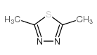 2,5-二甲基-1,3,4-噻二唑结构式