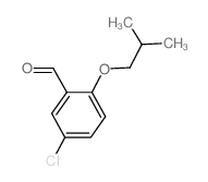 5-氯-2-异丁氧基苯甲醛结构式