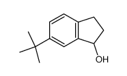 2,3-DIHYDRO-6-(1,1-DIMETHYLETHYL)-1H-INDEN-1-OL structure
