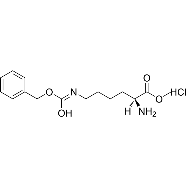 H-Lys(Z)-OMe.HCl Structure
