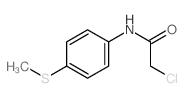 Acetamide,2-chloro-N-[4-(methylthio)phenyl]- Structure