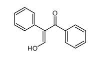 3-hydroxy-1,2-diphenylprop-2-en-1-one结构式