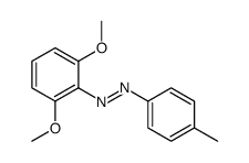 (2,6-dimethoxyphenyl)-(4-methylphenyl)diazene结构式