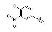 3-nitro-4-chlorobenzenediazonium cation结构式