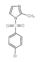 1-(4-溴苯基磺酰基)-2-甲基-1H-咪唑结构式