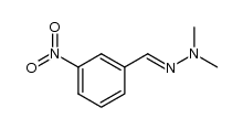 3-nitrobenzaldehyde N,N-dimethylhydrazone结构式