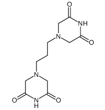 1,3-bis-(3,5-dioxopiperazin-1-yl)propane Structure