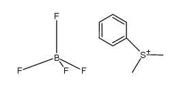 dimethylphenyl sulfonium tetrafluoroborate Structure
