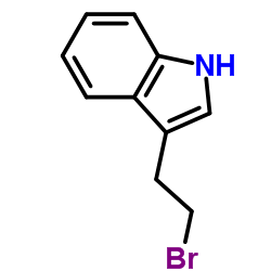 3-(2-溴乙基)吲哚结构式