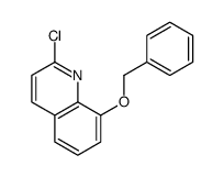 8-(苄氧基)-2-氯喹啉结构式