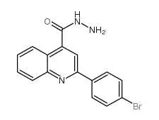 2-(4-溴苯基)喹啉-4-羧酸肼结构式