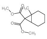 dimethyl 1-methylnorcarane-7,7-dicarboxylate Structure