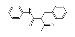 2-benzyl-3-oxo-N-phenylbutanamide Structure