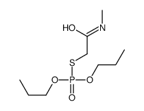 2-dipropoxyphosphorylsulfanyl-N-methylacetamide结构式
